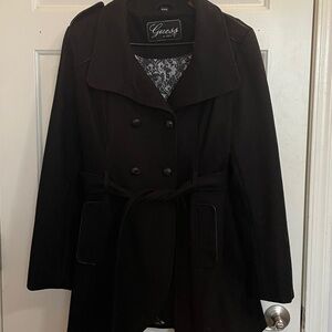 Vintage Guess Wool Military Trench